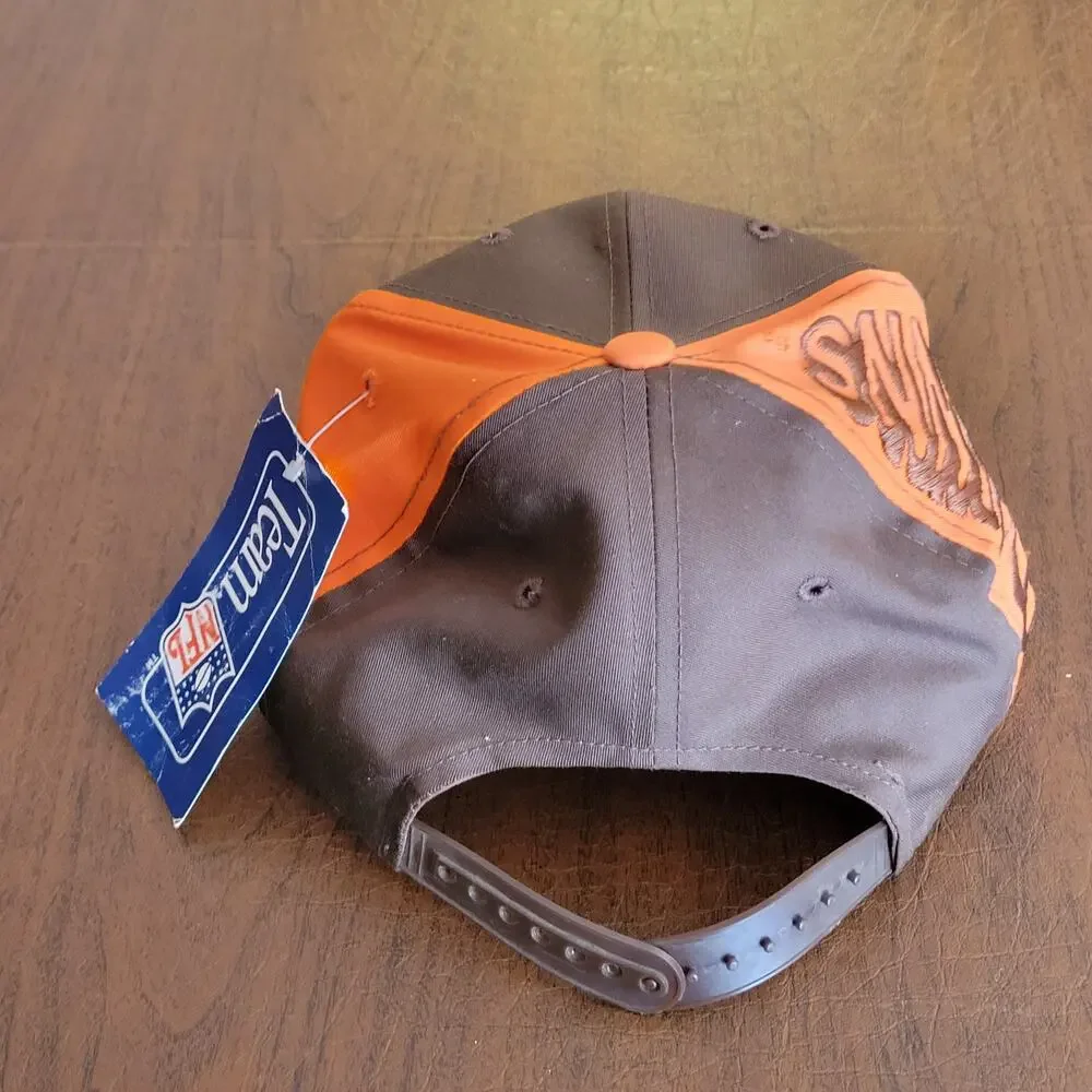 Vintage Youth Cleveland Browns Team NFL 2-Tone Snapback Hat Adjustable NFL 90's
